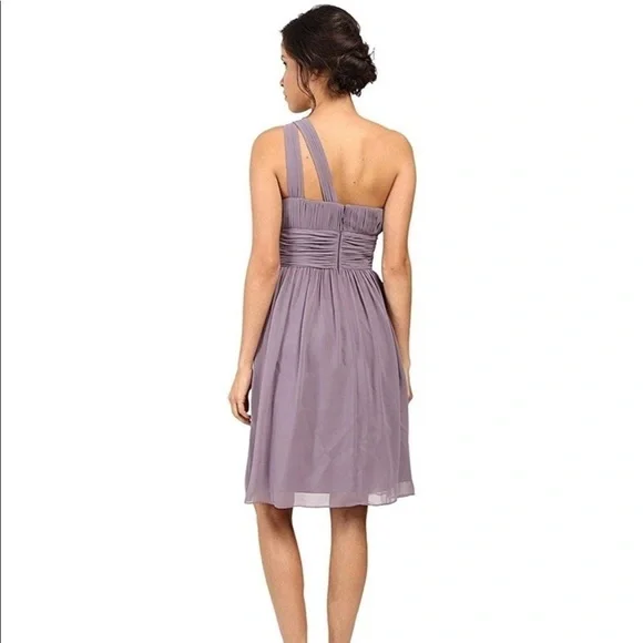 Donna Morgan Rhea One Shoulder Dress Orange size 8 - Picture 3 of 11